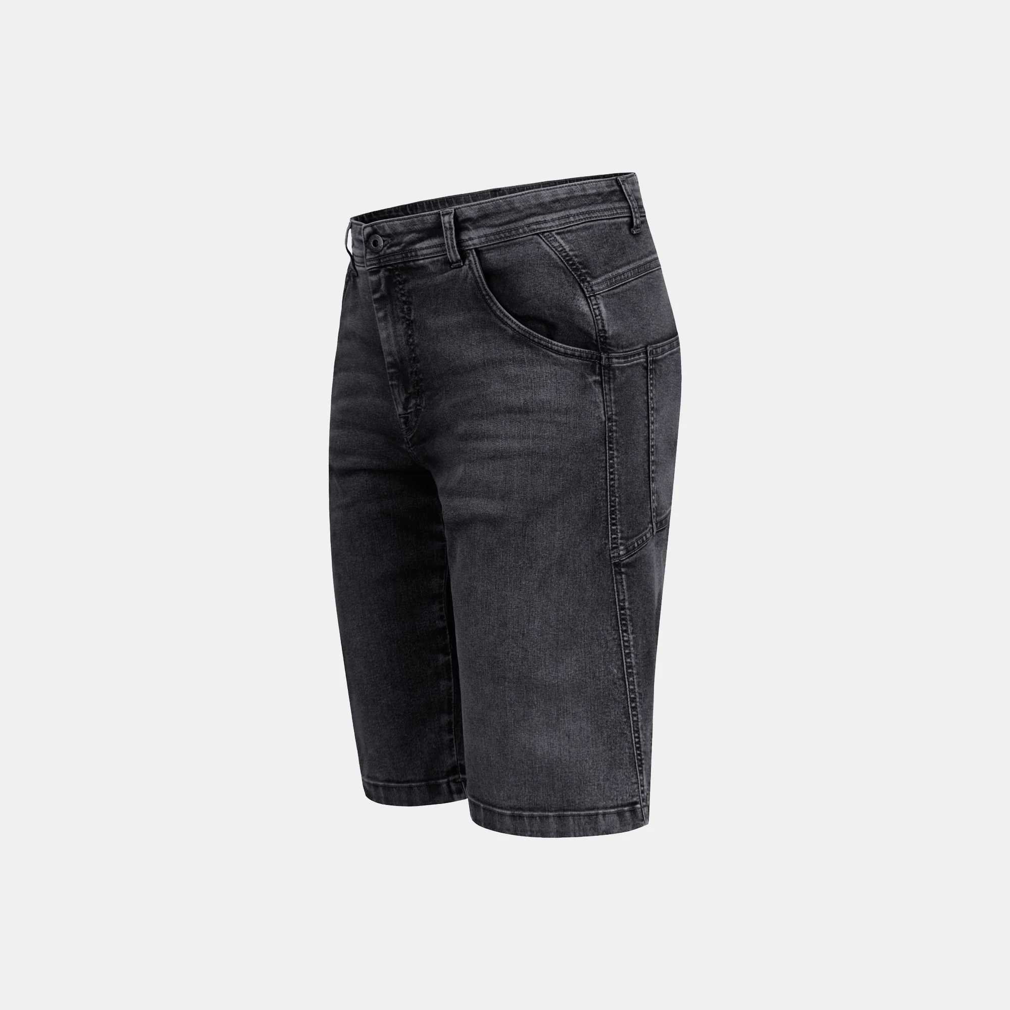 ALLEZ BLACK DENIM BERMUDA - Image 3