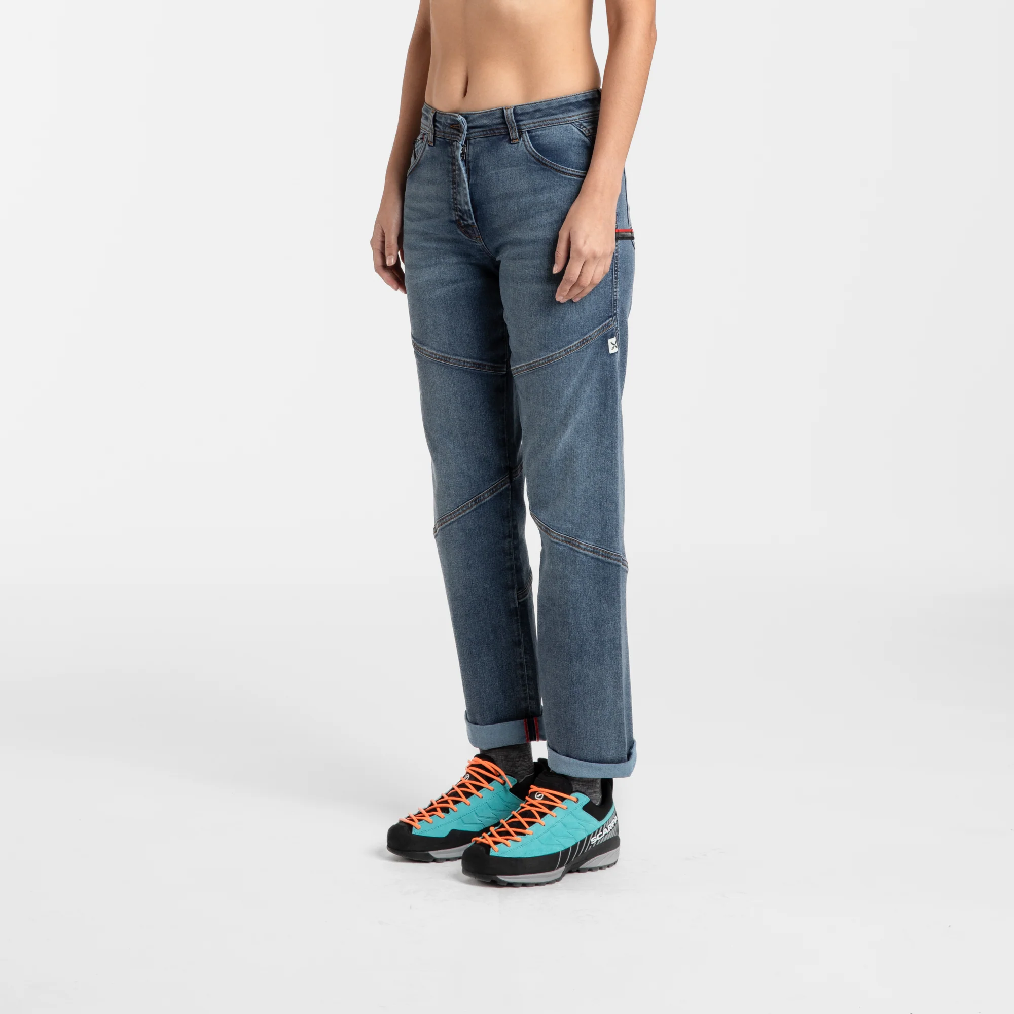 ALLEZ DENIM PANTS WOMAN - Image 3
