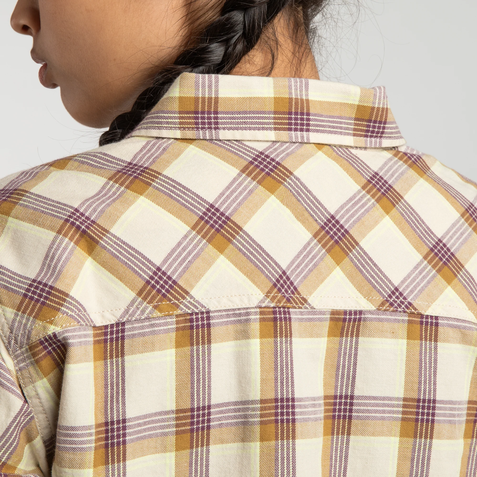 COTTON CHECK SHIRT WOMAN - Image 17