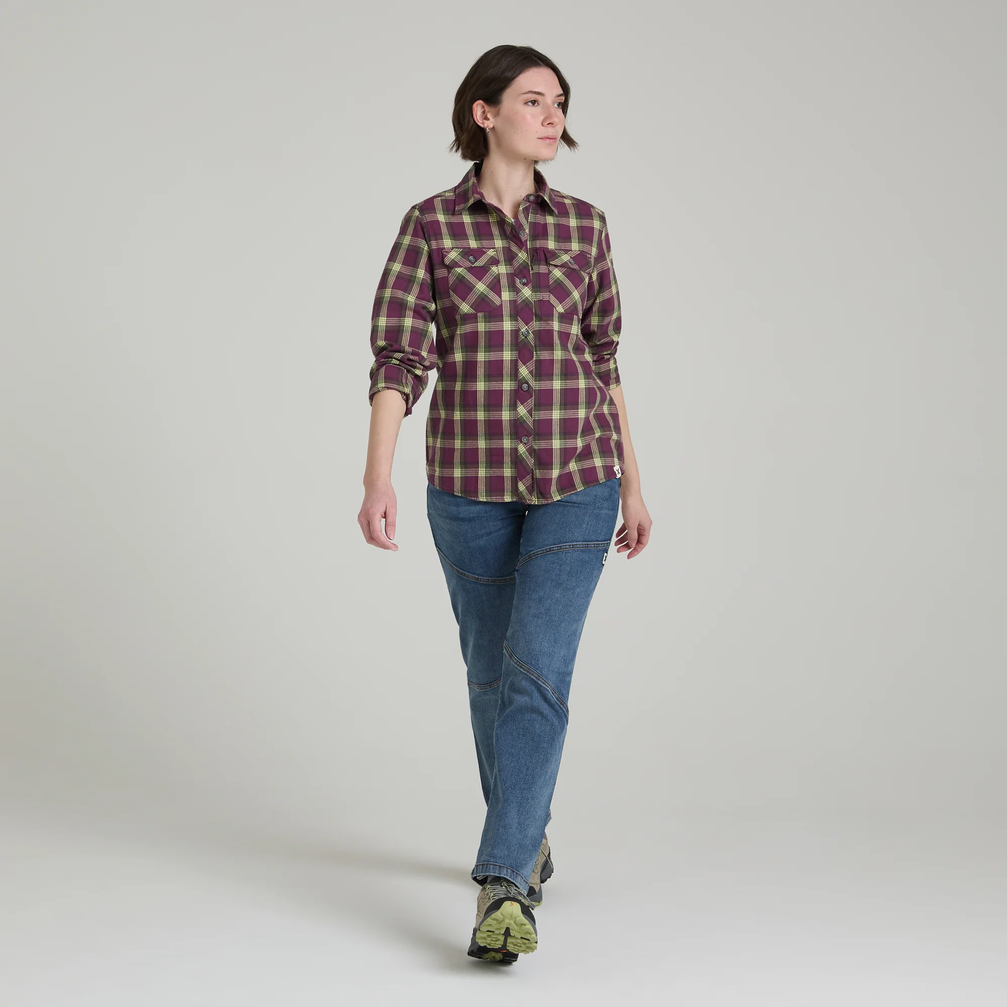COTTON CHECK SHIRT WOMAN - Image 22