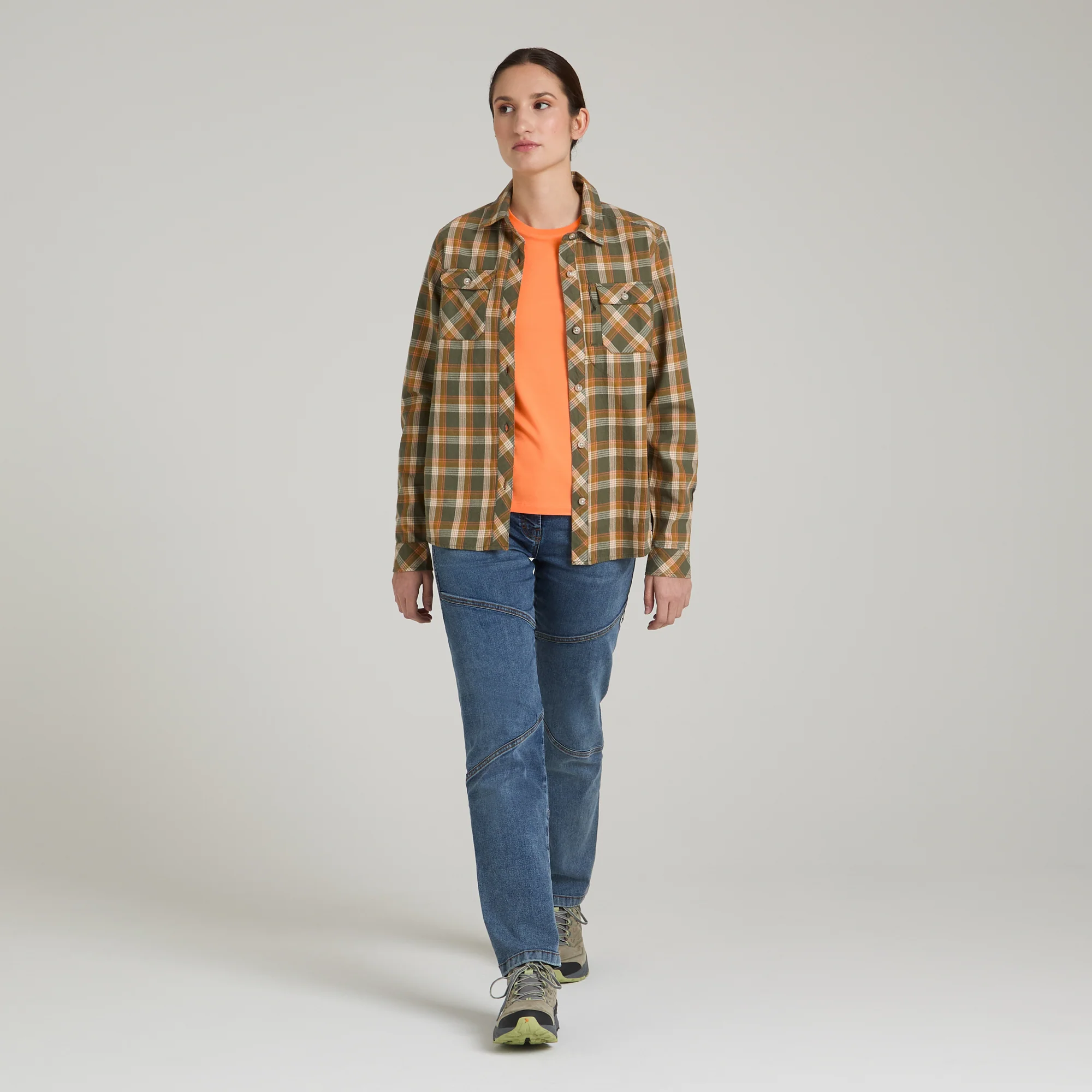 COTTON CHECK SHIRT WOMAN - Image 24