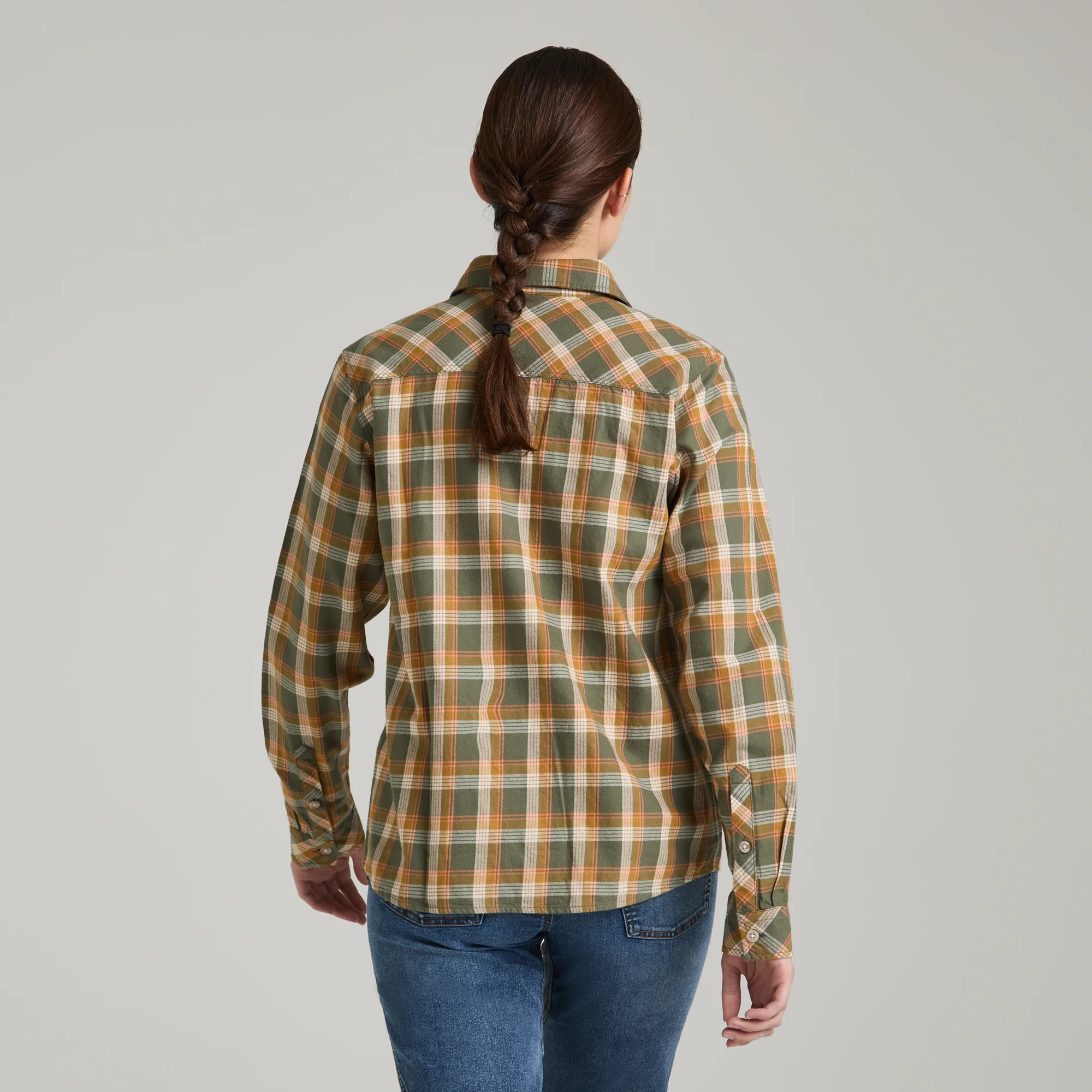 COTTON CHECK SHIRT WOMAN - Image 5