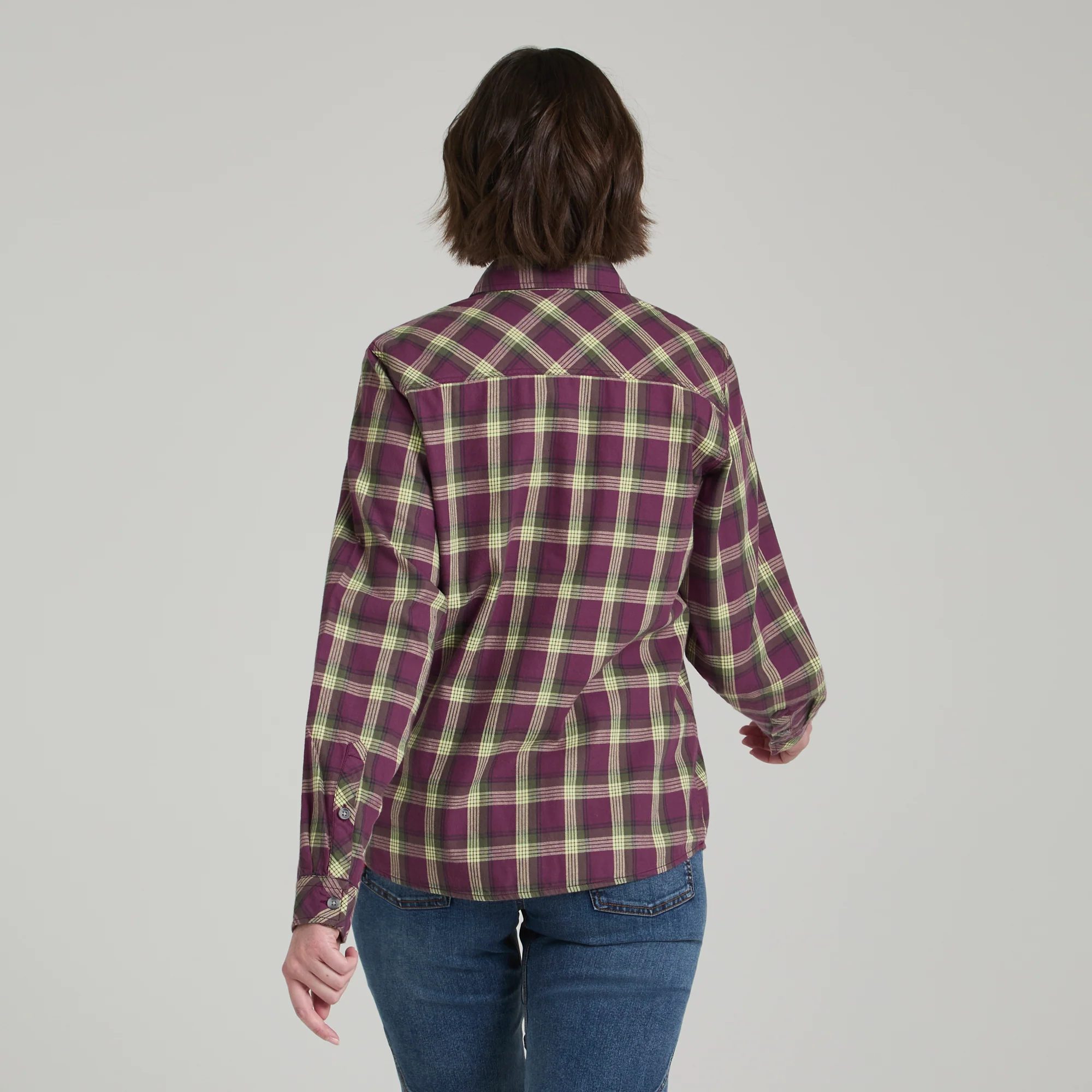 COTTON CHECK SHIRT WOMAN - Image 6