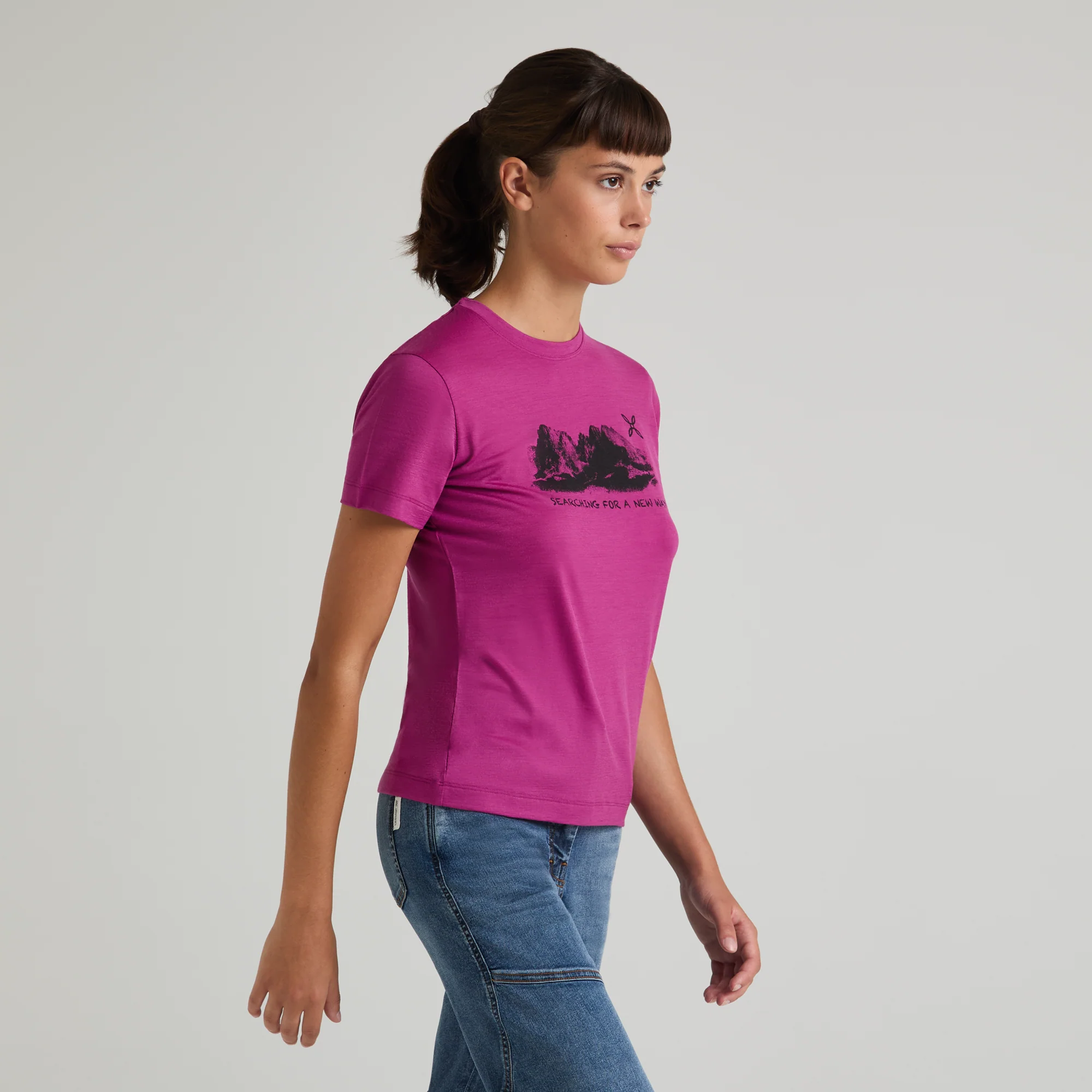 PEAKS MERINO T-SHIRT WOMAN - Image 7