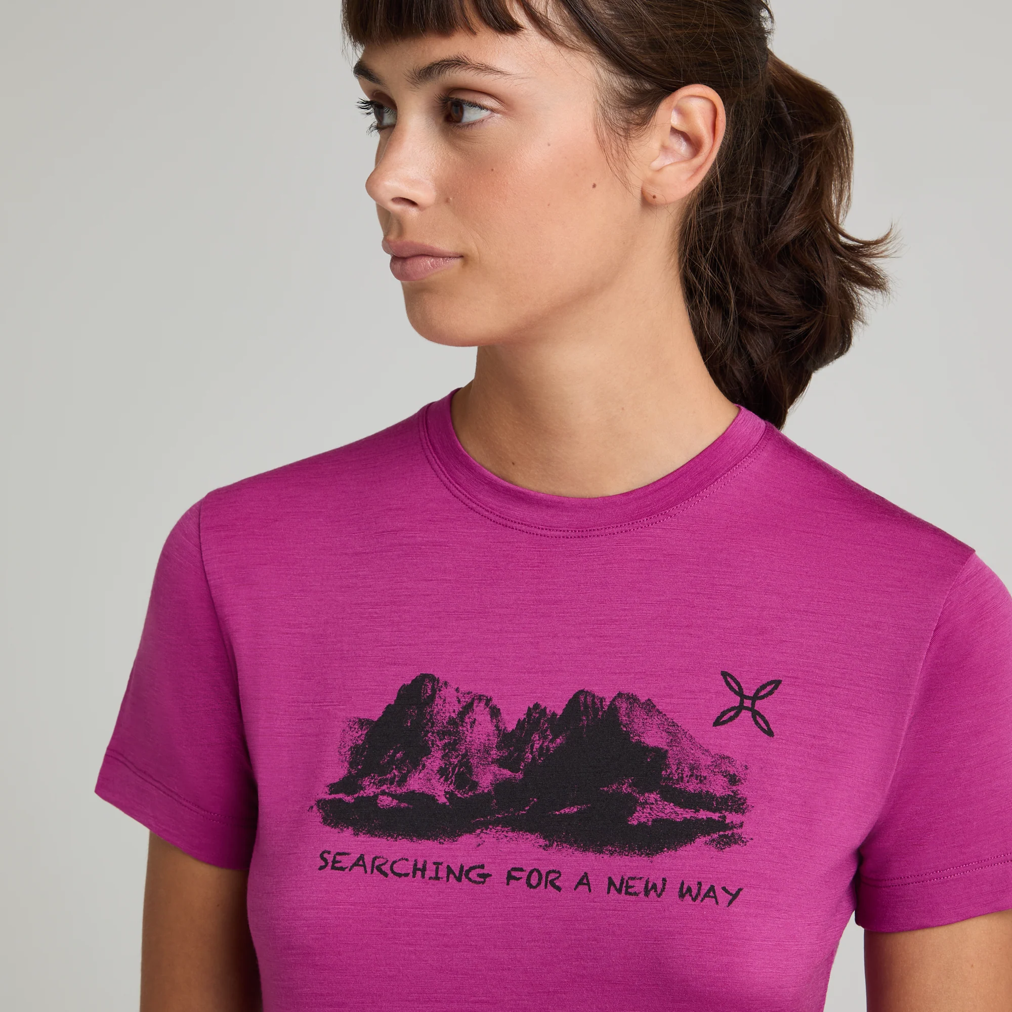 PEAKS MERINO T-SHIRT WOMAN - Image 8