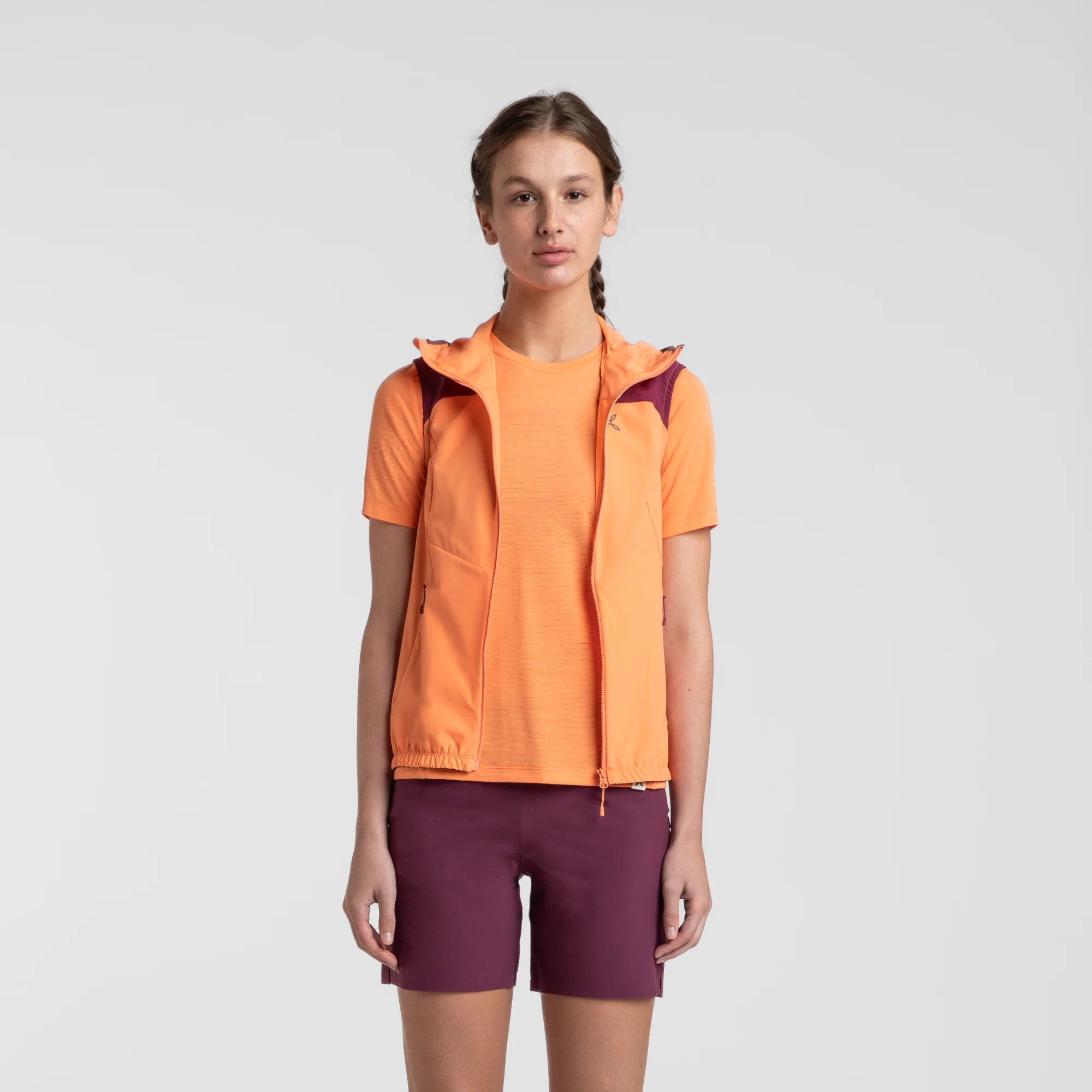RISE HOODED VEST WOMAN - Image 3