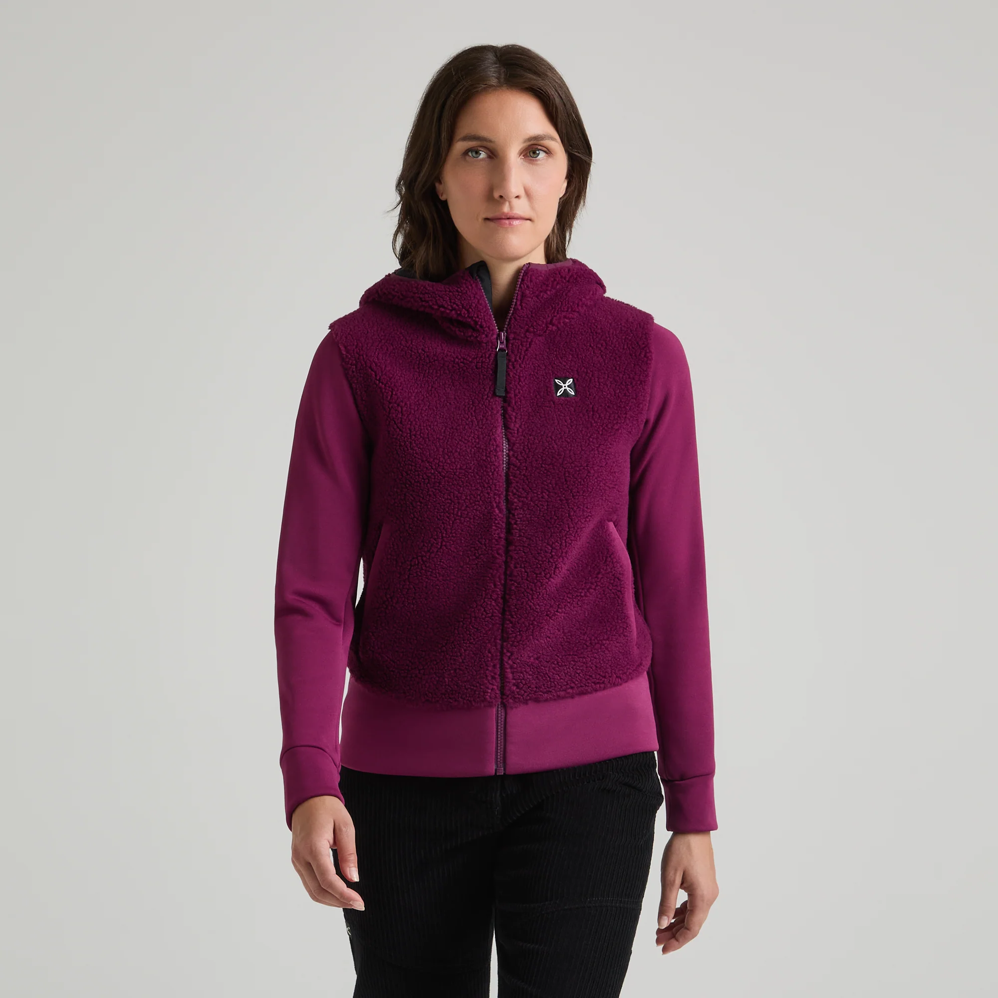 SHERPA MIX JACKET WOMAN - Image 2